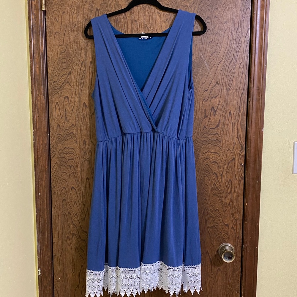 Yellow Star V-neck dress